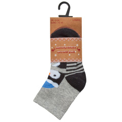 Boys Girls Unisex Novelty Christmas Socks Faces - 3 Pairs