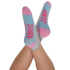 Girls 3 Pairs Designer Trainer Liner Socks Jump