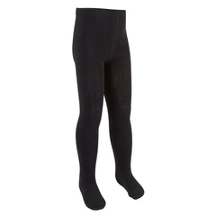 Girls Back To School Plain Tights Black - 1 Pair