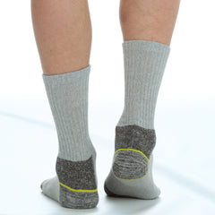 Mens Work Socks Mid Calf Heavy Duty Thick Crew Safety Boot Socks 3 Pairs