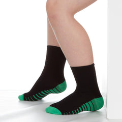 Boys Colourful Bright Heel Toe Design Socks 5 Pairs