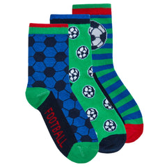 Boys Novelty Colourful Design Socks Green