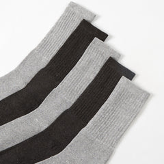 Men’s 5-Pack Cotton Rich Sports Socks Size 6-11