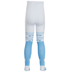 3 Pairs Girls Kids Asymmetrical Printed Thick Warm Tights Funky Designs