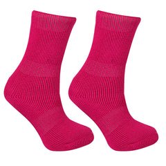 Girls Extreme Thermal Warm Winter Socks Tog 2.45 Plain Fuchsia