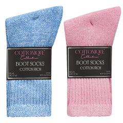 Womens Boot Mid Calf Thick Winter Work Socks Multipack
