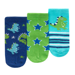 Baby Boys Cute Cotton Rich Animals Dinosaur Crew Socks