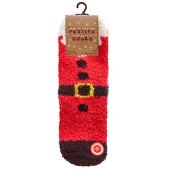 Children Boys Girls Christmas Bed Socks With Grippers 1 Pair Santa