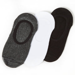 Womens Sport Gym Active Wear Invisible Socks 3 Pairs