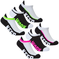Womens Liner Active Trainer Jogging Gym Sports Socks 3 & 6 Pairs