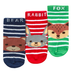 Baby Boys Cute Cotton Rich Animals Dinosaur Crew Socks