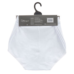 Women Cotton Briefs Knickers Underwear White 3 Pairs