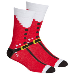 Mens 1 Pairs Novelty Rude Funny Christmas Socks Red