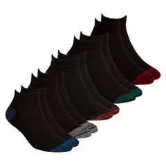 Boys Trainer Liner Sport Mesh Vents Socks Dark - 5 Pairs