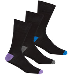 Mens Bamboo Socks Plain Crew Socks