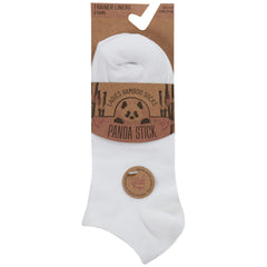 Womens Bamboo Viscose Plain Insert Low Cut Ankle Socks 3 Pairs