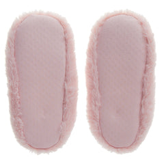 Girls Pom Pom Ballerina Slippers Indoor Shoes Furry Slippers Pink